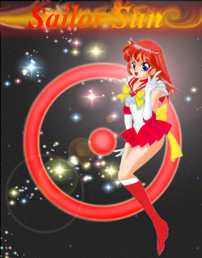 Sailor Sun with her planetary symbol by <a href=